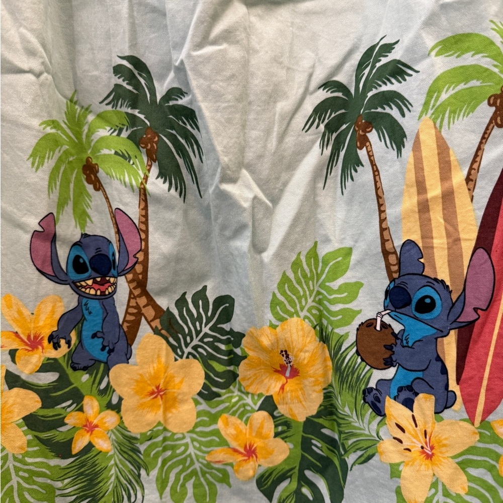 Tropical Blue Skirt with Stitch Design - Picture 3 of 5